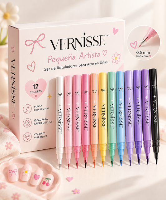 Vernisse™ | Kit Nail Art para Pequeñas Artistas